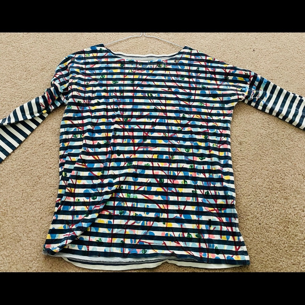 Michael De Feo for Jcrew. boatneck 3/4 sleeve top